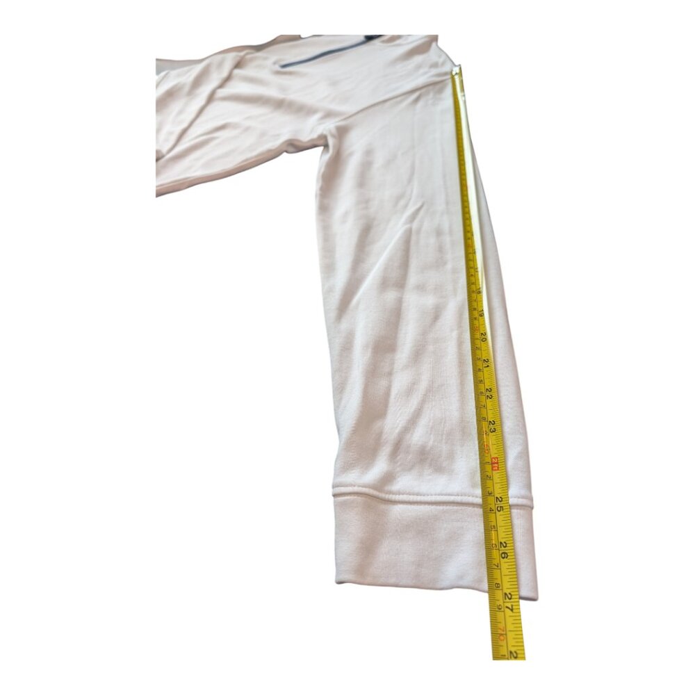 johnnie-O Sully Quarter Zip Pullover in White, Size Large - Picture 12 of 13